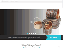 Tablet Screenshot of chicagodrum.com